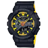 在飛比找Yahoo!奇摩拍賣優惠-[永達利鐘錶] G-SHOCK 全黑色 黃指針 標準指針數位