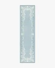 75' x 305' | Machine Washable Runner Rug | Kid & Pet Friendly | Indoor Rug | Juliet Slate Blue Rug | Ruggable