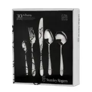 NEW STANLEY ROGERS ALBANY 30 PIECE CUTLERY GIFT BOXED SET Fork Knife Spoon Tea