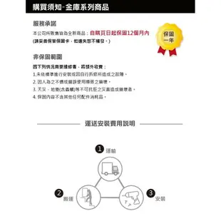 安全保障！台灣金庫王 STW123GDC 電子密碼鎖防火防水金庫(中) 金庫 管理箱 保險箱 保險櫃 保管箱 辦公櫥櫃