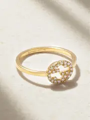 [Gucci] Gucci - Gg 18-karat Gold Diamond Ring - 11 11 Gold
