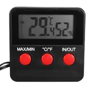 Digital Thermometer Hygrometer Humidity Meter Probe For Egg Incubator Pet