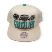 Mitchell & Ness Vancouver Grizzlies Reframe Retro Off White Adjustable Snapback