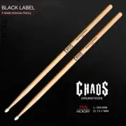 Chaos 7a Nylon Tip Drum Sticks 7AN NORTH AMERICAN HICKORY