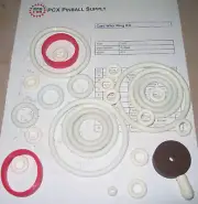 1976 Gottlieb Card Whiz Pinball Machine Rubber Ring Kit