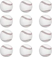 TMbsfatn 6Pack Baseball 9-inch Baseball Game Training Special Baseball Rubber Filled Soft Baseball | Blank Ball | Autographed | Gift