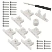 8PCS False Drawer Front Clips Sink Tip Out Snap False Front Cabinet Clips Sink