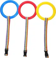 Gatuida 3pcs Walking Rope for Kindergarten Preschool Lost Leash with Handles Bright Colors for Safety for Outdoor Activities and Group Walks