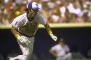 Milwaukee Brewers Gorman Thomas in action vs Boston Red Sox Milwau- Old Photo
