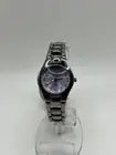Fossil Women's Silver Toned ES 9463 Watch Blue Dial New Battery