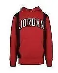 Jordan Big Boys Arc Pull-Over Hoodie small Red