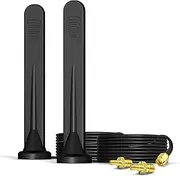 Bingfu 2-Pack 4G LTE Antenna 5dBi SMA Male TS9 External Omni-Directional Network Repeater