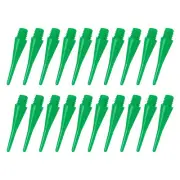50Pcs Plastic Dart Tips,Game 2BA Thread Soft Darts Tips Replacements Green