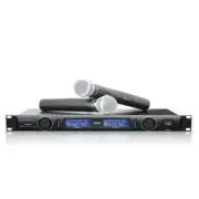 Technical Pro wm1302 Professional UHF Dual Wireless Microphone System