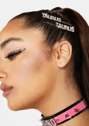 Truth About Taurus Rhinestone Hair Pins