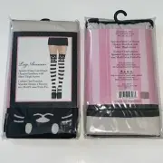 ADULT CUTE BLACK & WHITE STRIPED KITTY CAT PANTYHOSE HOSIERY COSTUME ACC UA7935
