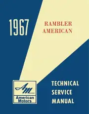 1967 AMC American Technical Service Manual - Includes Foldout Wiring Diagrams