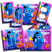 FINDING DORY CLOWNFISH NEMO LIGHT SWITCH OUTLET KIDS WALL PLATES GAME ROOM DECOR