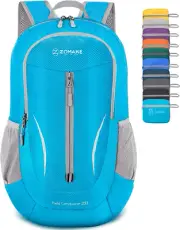 25L Folding Backpack Lightweight Foldable Backpack, Packable Hiking Daypack for