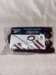 2-in-1 Skipping Jump Rope Digital Counter Non-slip Handle Speed Cordless Reebok