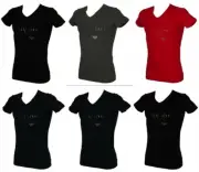 V-neck short sleeve T-shirt EMPORIO ARMANI article 110810 6A516