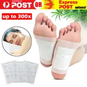 Up to 300Pcs Detox Foot Patches Pad Natural Plant Removal Toxin Removal Adhesive