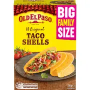 Old El Paso Taco Shells Big Family Size 18 pack