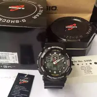 在飛比找旋轉拍賣優惠-Casio 手錶 G-SHOCK GA-100 黑紅 運動手