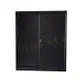 【鑫蘭家具】US3黑色三層鐵拉門公文櫃H106公分 檔案櫃 書櫃 置物櫃 收納櫃