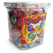 Destinie 2 Set- Ring Pop Hard Candy Pops, Variety Pack, 44 Count, 2 set 40 Count