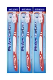 3X Smokers Extra Hard Brush Toothbrush (Previously Addis) by