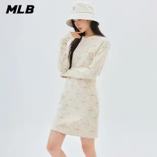 【MLB】連身裙 長版上衣 MONOGRAM系列 紐約洋基隊(3FOPM0334-50CRD)