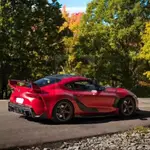 【全台可安裝】適用於TOYOTA SUPRA A90改裝高品質碳纖維VARISE款側裙 卡夢空力套件