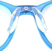 4 PCS U Shaped Eyeglasses Nose Pads, Soft Silicone Glasses Bridge Strap Anti-slip Screw-in Eyeglass Nose Piece Replacement Nosepads for Eye Glasses Sunglass Eyewear