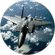 Slipmat Slip Mat Scratch Pad Felt for Any 12" LP DJ Vinyl Turntable Record Player Custom Graphical - Military Fighter Jet 1