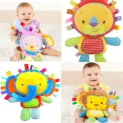 Patchkin Pals Taggies Style Stuffed Animal, Monkey-Rabbit- OR Lion