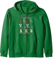 [STAR WARS] Hoth Sweater Style Print Zip Hoodie