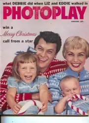 MAG: Photoplay-Tony Curtis-Janet Leigh-Mario Lanza-Errol Flynn-Jan-1960