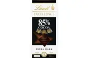 Lindt Excellence Dark Chocolate 85% Cocoa Block 100g