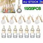 Bulk Car Hanging Diffuser Air Freshener Perfume Mini Empty Glass Bottle Ornament