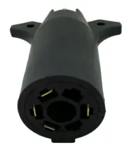 HOPKINS MFG 37355 TRAILER 7 RV ROUND TO 4 WIRE FLAT ADAPTER "PRE-WIRED' CAMPER