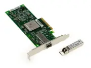 Network Card Pcie 8 GB SFP+ Qlogic QLE2560 - With Module LC Mmf SFP+ 850nm