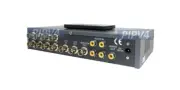 8-Channel Analog Video Multi-Viewer Switch With BNC RCA Output + IR Remote