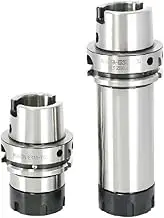 GDGKMFMKAZ ER16 ER20 ER25 ER32 Precision 0.001mm Balancing Speed G2.5 40000RPM High Speed CNC Tool Holder HSK 63 ER Milling Chuck Drill Chuck(HSK63A-ER25-160L)