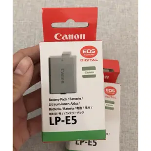 Canon 佳能 LP-E5  EOS 450D 500D 1000D 2000D 全新 原廠電池