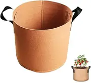 1-20 Gallon Breathable Reusable Planting Bags with Handles, Aeration Nonwoven Fabric Plant Pots with Durable Handles, Grow Pots for Plants, Planting Bags for Vegetables (20 gallons)
