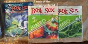 **NEW** 64 JUMBO Book Sox Stretchable Fabric Text Book Covers + 61 3D GLASSES