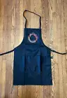 Apron: With 2 Pockets – Buzzsaw Alphabet by Ward Dunham RED