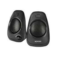 在飛比找momo購物網優惠-【KINYO】USB立體聲多媒體喇叭/立體音箱(電腦喇叭/兩