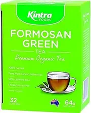 Kintra Foods Organic Formosan Herbal Green Tea 32 Teabags, 64 g